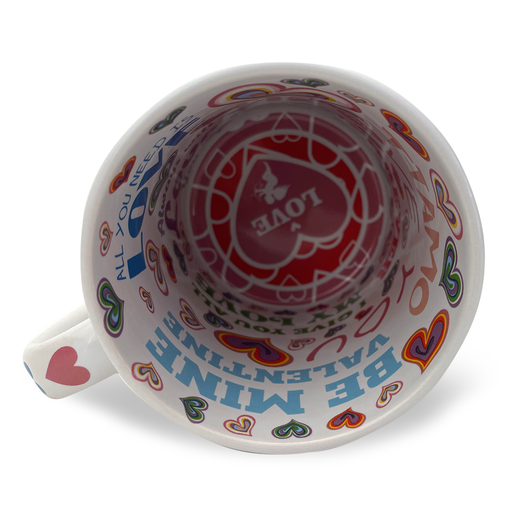 Caneca com Interior com desenhos